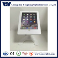 Desktop white tablet display stand secure for ipad, security stand for ipad